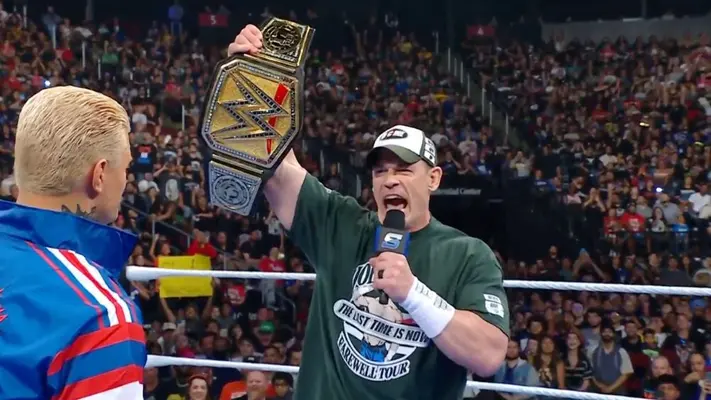 ¡Volvió! John Cena deja el Turn Heel previo a su pelea frente a Cody Rhodes