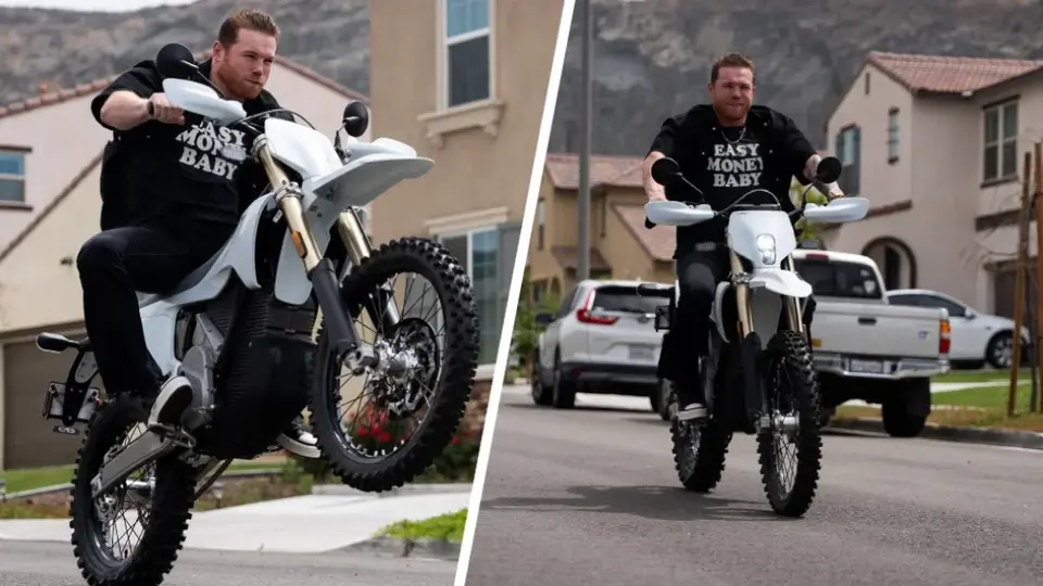 ‘Canelo’ Álvarez sorprende con sus habilidades en motocicleta: “¡Qué perro jala!”