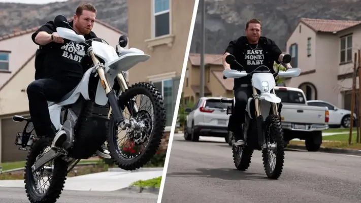 ‘Canelo’ Álvarez sorprende con sus habilidades en motocicleta: “¡Qué perro jala!”