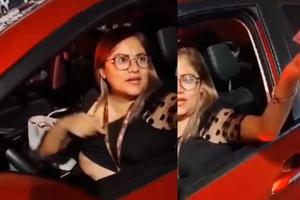 VIDEO: Lady Muerta de hambre: insulta a policía, soborna y termina suspendida del CEJUM