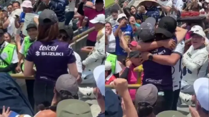 ¡Perdió Pumas, ganó el amor! Así fue la propuesta de matrimonio vivida en el Olímpico Universitario