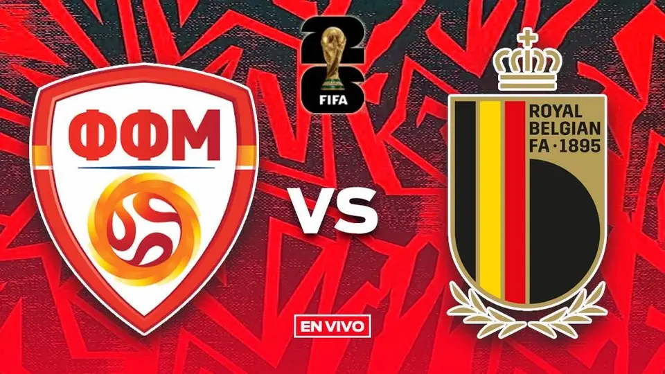 Macedonia del Norte vs Bélgica EN VIVO Eliminatorias Mundialistas UEFA Jornada 3