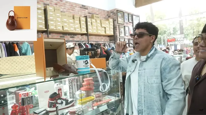 Grupo Firme rompe huevo Louis Vuitton valuado en miles de pesos