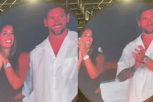 ¡Coldplay lo volvió a hacer! Lionel Messi es captado por la kiss cam de la banda en pleno concierto