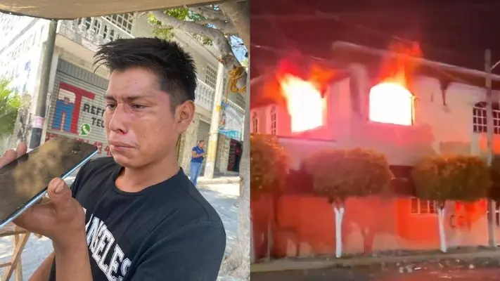 Golpean a vendedor de fruta en Tehuacán; pobladores incendian casa de agresores