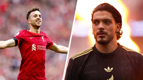 Diogo Jota, máximo asistidor en la carrera de Rául Jiménez