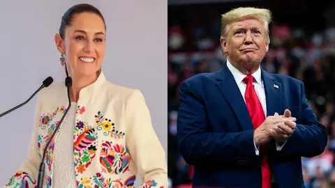Claudia Sheinbaum y Donald Trump hablarán por teléfono a un día del alza del 30% en aranceles