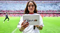 ¡Arriba el Toluca! Encargada del protocolo sorprende con grito en plena Final de Liga MX