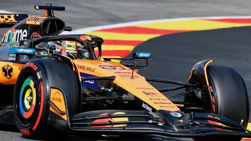 Oscar Piastri largará como primero en la carrera sprint del Gran Premio de Bélgica