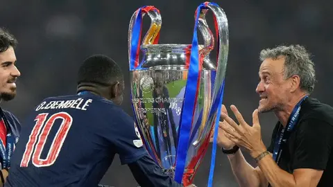Luis Enrique tras ganar la ‘Orejona’ con PSG: “Dembélé se merece el Balón de Oro”