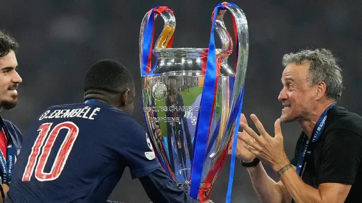 Luis Enrique tras ganar la ‘Orejona’ con PSG: “Dembélé se merece el Balón de Oro”