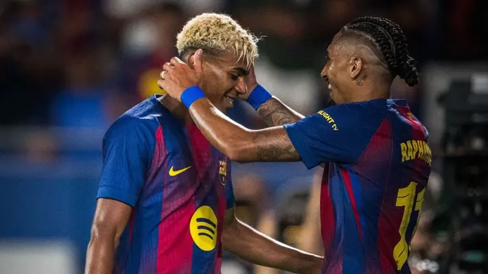 ¡Imparable! FC Barcelona goleó al Como 1907 en el Joan Gamper