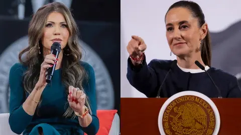 Kristi Noem vs Claudia Sheinbaum: Se enfrentan por protestas en Los Ángeles