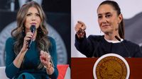 Kristi Noem vs Claudia Sheinbaum: Se enfrentan por protestas en Los Ángeles
