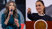 Kristi Noem vs Claudia Sheinbaum: Se enfrentan por protestas en Los Ángeles