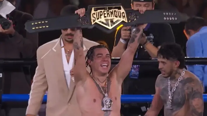 ¡Se queda sin cabello! Mario Bautista mandó a Westcol a la lona para ganar el combate