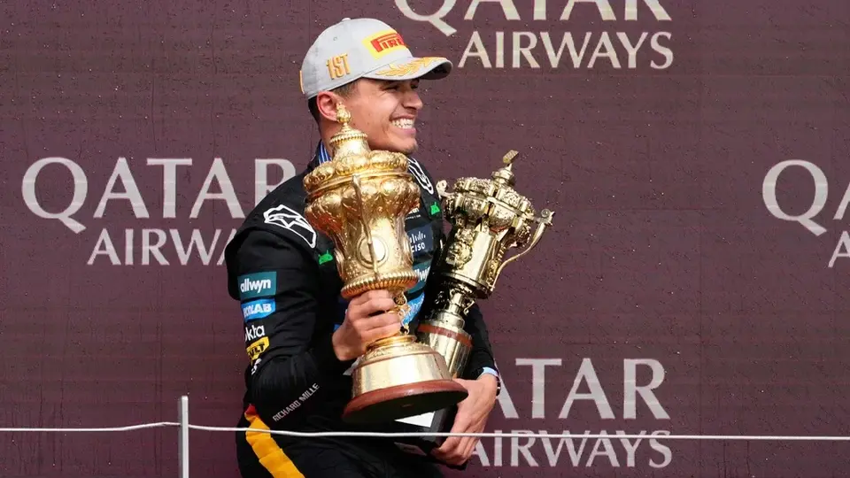 ‘Es hermoso’: Lando Norris tras ganar su primer Gran Premio en casa