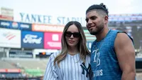 ¡Mexicanos en el Bronx! Belinda deslumbra en el estadio de los Yankees y Jonathan Aranda conecta cuadrangular