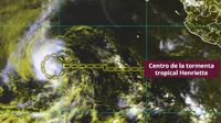 Tormenta tropical Henriette se forma en el Pacífico Mexicano