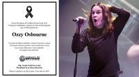 ¡No es broma! Cámara de Diputados publica esquela por Ozzy Osbourne