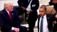 Tunden a Trump en redes por compartir video falso del arresto de Obama