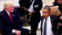 Tunden a Trump en redes por compartir video falso del arresto de Obama
