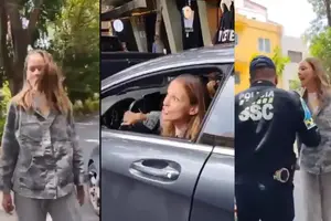 Lady Racista se disculpa por insultos, pero policía la rechaza