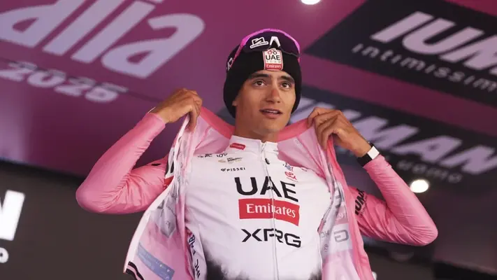 Isaac del Toro, subcampeón del Giro de Italia 2025