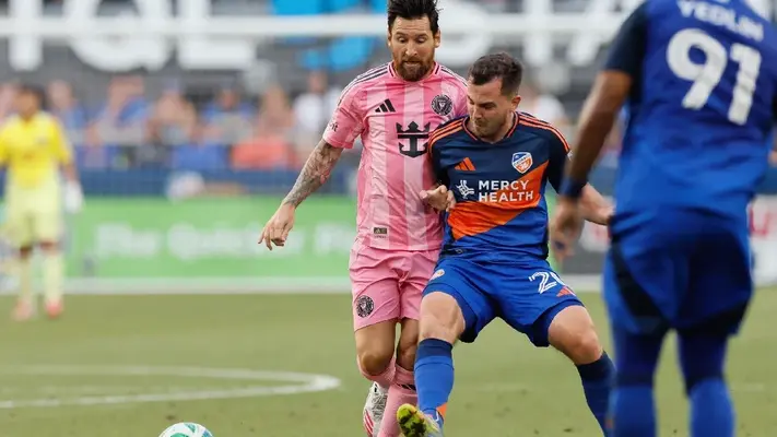 Cincinnati golea a Inter de Miami y es segundo de su conferencia