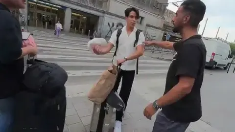 Youtuber mexicano sufre intento de asalto durante transmisión en vivo desde Bruselas