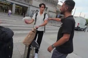 Youtuber mexicano sufre intento de asalto durante transmisión en vivo desde Bruselas