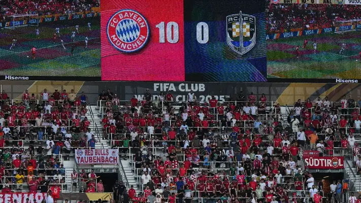 10-0 del Bayern Munich sobre Auckland City se convierte en la máxima goleada en Mundial de Clubes