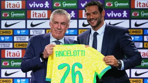 ¿Se olvida de Vinícius? Ancelotti no mencionó al jugador del Real Madrid en su discurso de bienvenida