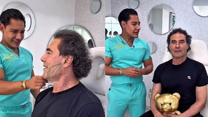 Eduardo Yáñez sorprende con rejuvenecimiento facial de alto impacto a los 64 años