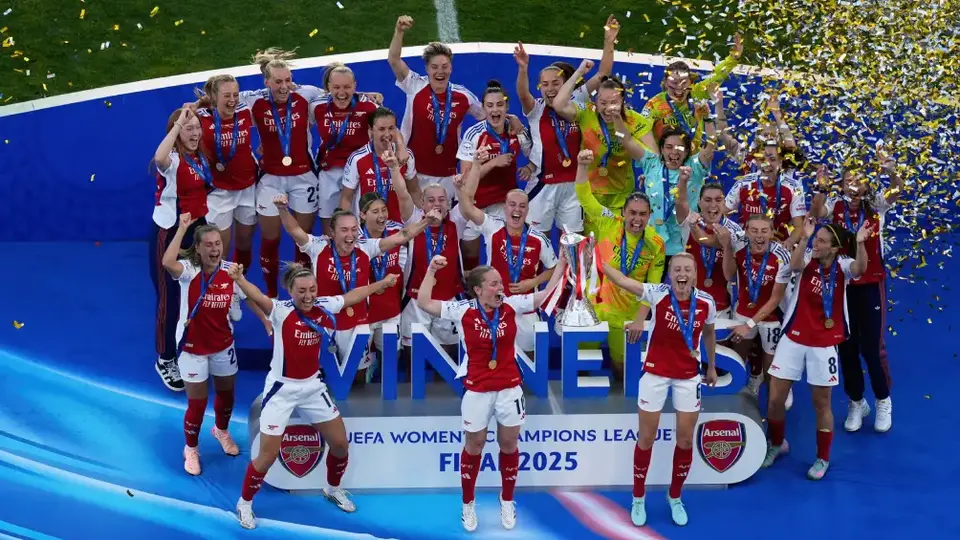Arsenal sorprende a Barcelona y gana la final de Champions League Femenil