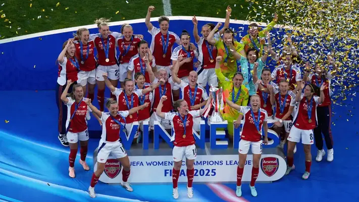 Arsenal sorprende a Barcelona y gana la final de Champions League Femenil