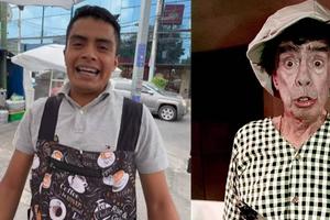 Descubren a nieto de ‘Resortes’ vendiendo café y tortas en calles de la CDMX