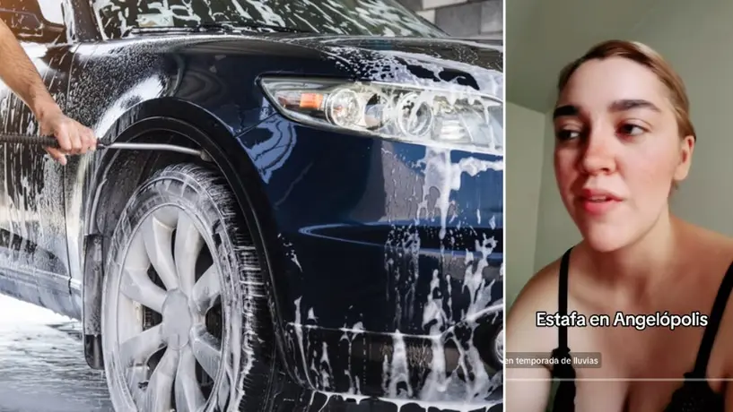 VIDEO: TikToker denuncia cobro de 9 mil pesos por servicio en autolavado