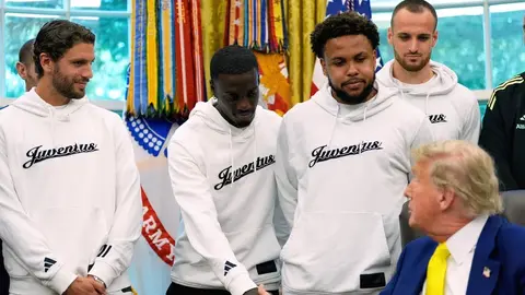 Juventus visita a Donald Trump en Washington antes de su debut en el Mundial de Clubes