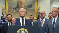 ¿Cómo llegó ahí? Triple H hace acto de presencia en discurso de Donald Trump