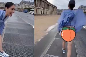 VIDEO: Ashley de Ha*Ash vive bochornoso momento en París... ¡al estilo Marilyn Monroe!