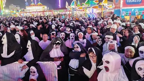 VIDEO: ¡Monja Challenge! Tulancingo supera a Tampico con nuevo récord en juntar todo un convento