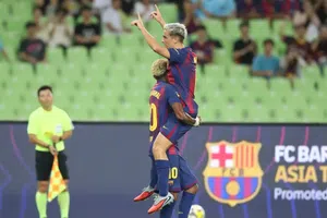 Barcelona cierra su gira por Asia con goleada 5-0 sobre Daegu