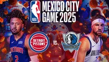 Detroit Pistons y Dallas Mavericks los elegios para el juego de NBA Mexico City