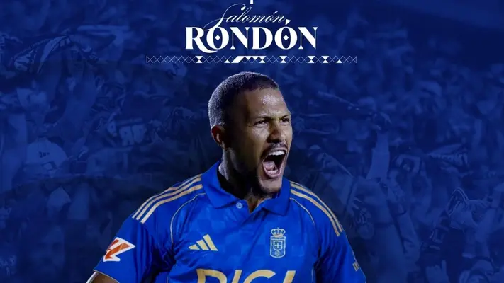 ¡Oficial! Real Oviedo anuncia fichaje de Salomón Rondón