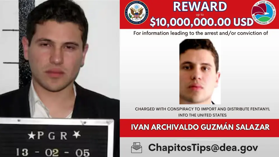 Recompensa millonaria por Iván Archivaldo Guzmán: lo busca el ICE