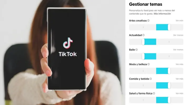 TikTok 2025: Lanza herramientas para descubrir nuevo contenido y evitar cosas no deseadas