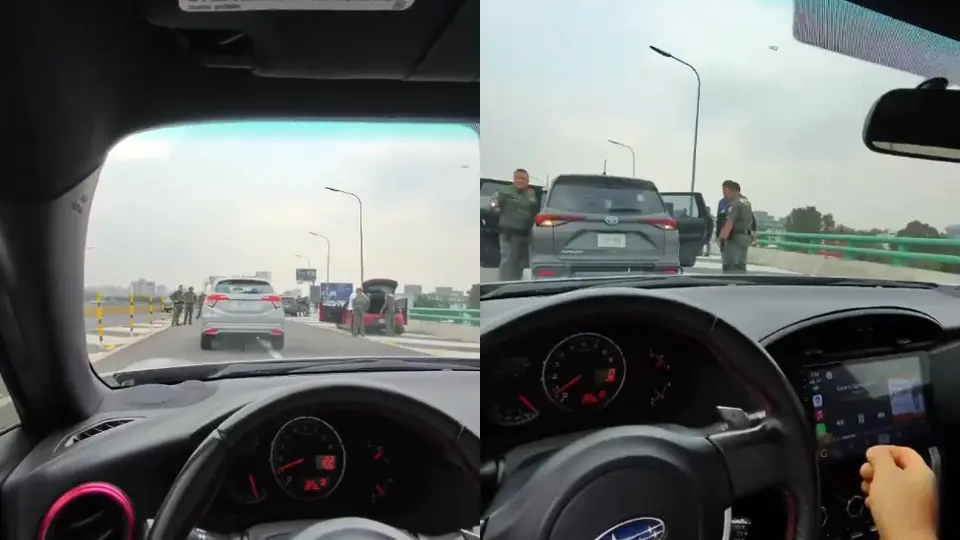 ¿Operativo en el segundo piso del Periférico? Automovilista de CDMX muestra pruebas