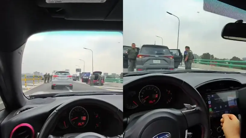 ¿Operativo en el segundo piso del Periférico? Automovilista de CDMX muestra pruebas