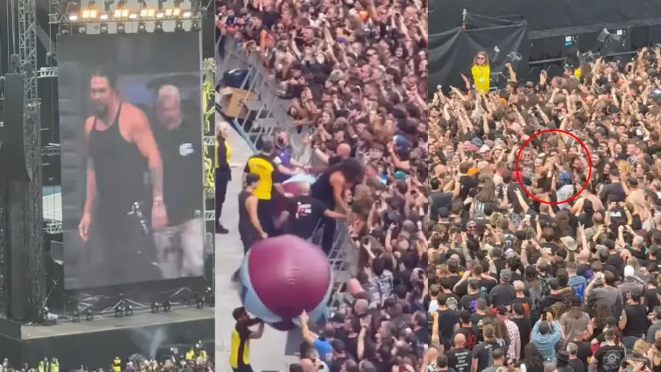 VIDEO: Jason Momoa protagoniza épico mosh pit con Pantera en despedida de Black Sabbath
